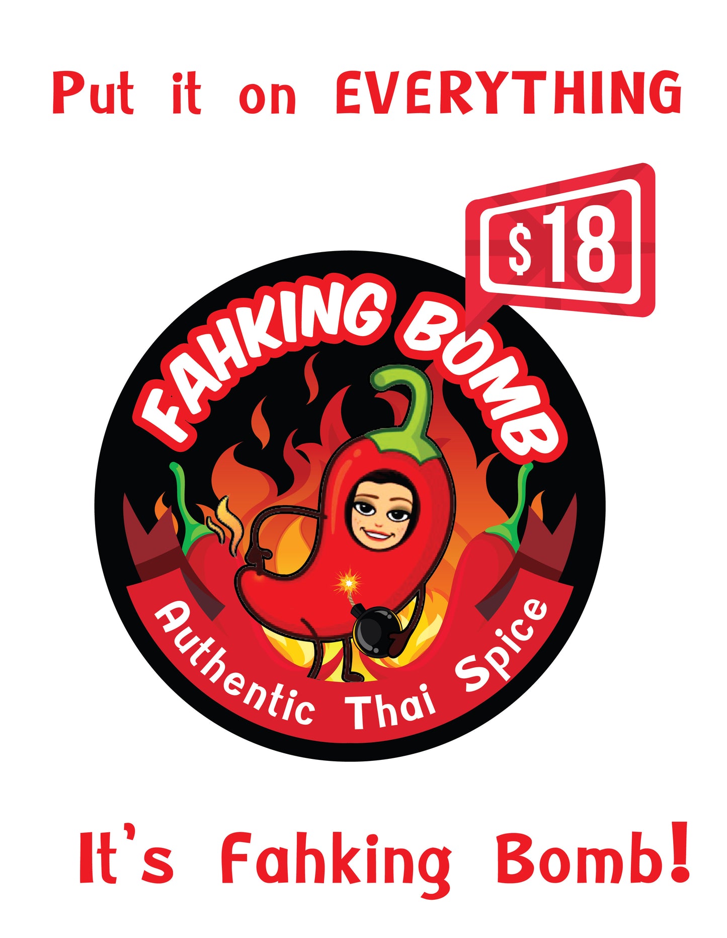 Fahking Bomb AUTHENTIC SPICE